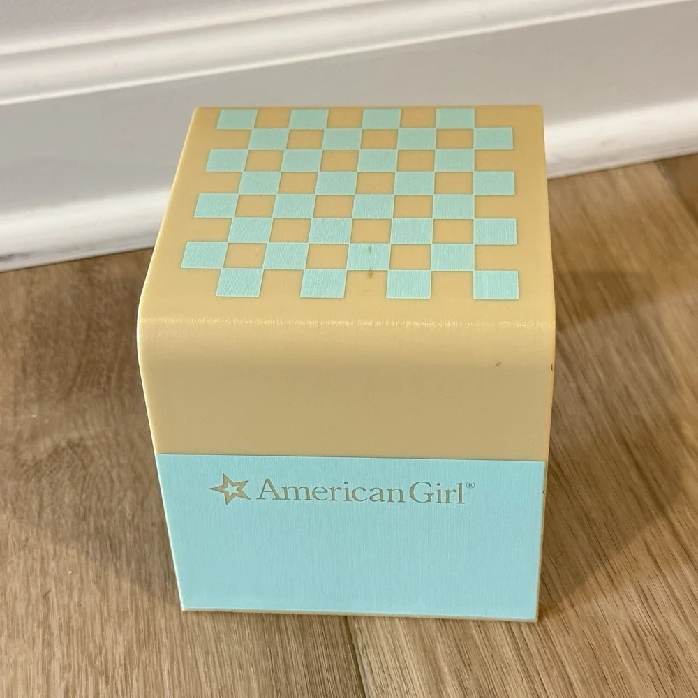 American Girl Game Night Pictionary Checkers Table Truly Me